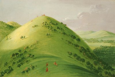 Hermosa Prairie Bluffs, Alto Mississippi de George Catlin