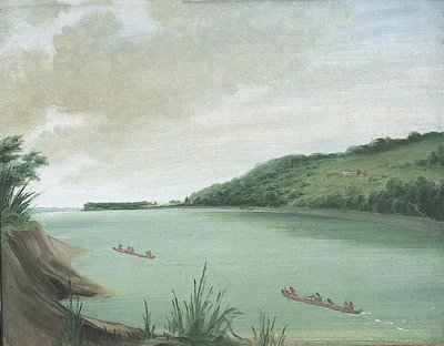 Belle Vue, Agencia India del Mayor Dougherty, 870 millas arriba de St. Louis de George Catlin