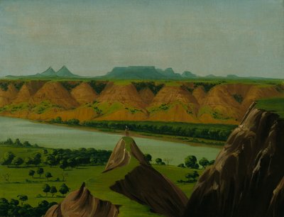 Big Bend en el Alto Missouri, 1.900 millas por encima de St. de George Catlin