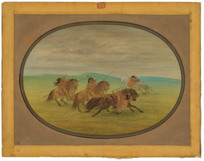 Equitación Comanche de George Catlin