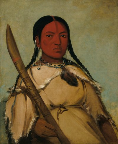 Chin-cha-pee, Bicho de fuego que se arrastra, Esposa de cabeza de huevo de paloma de George Catlin