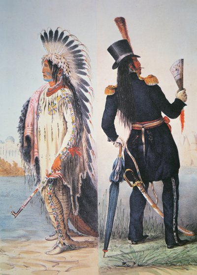 Civilización del indio, c.1833 de George Catlin