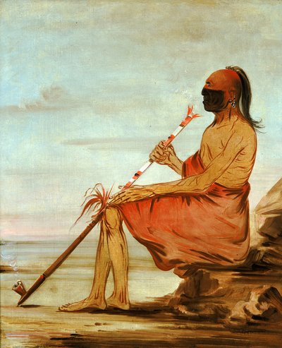 Coo-coo-coo, El Búho, un Jefe Anciano de George Catlin