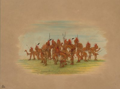 Danza del Descubrimiento - Saukie de George Catlin