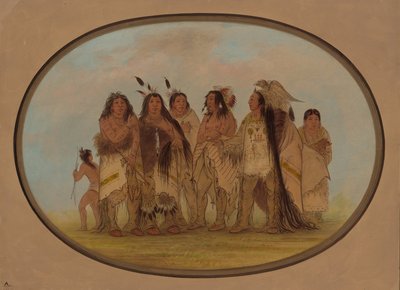 Indios Crow distinguidos de George Catlin