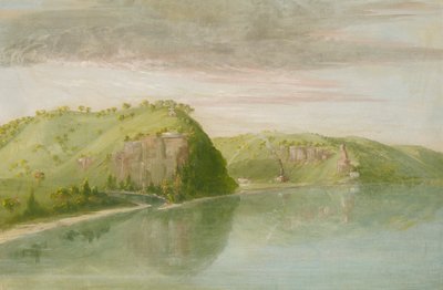 Tumba de Dubuque, Alto Misisipi de George Catlin