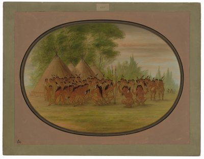 Danza del Águila - Choctaw de George Catlin
