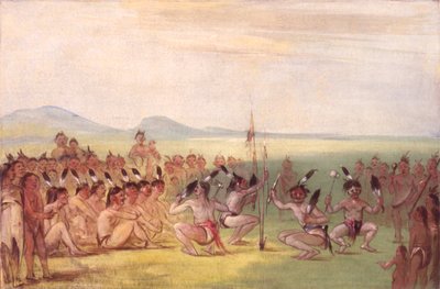 Danza del Águila, Choctaw de George Catlin