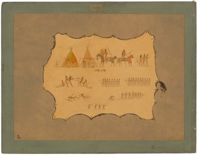 Facsímil de una Túnica Cheyenne de George Catlin