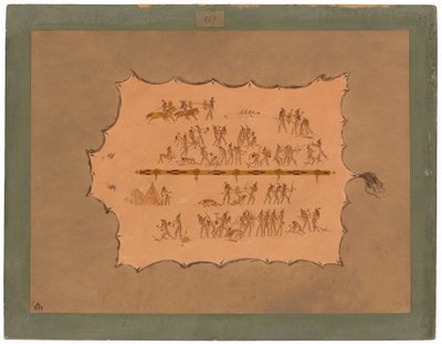 Facsímil de una Túnica Sioux de George Catlin