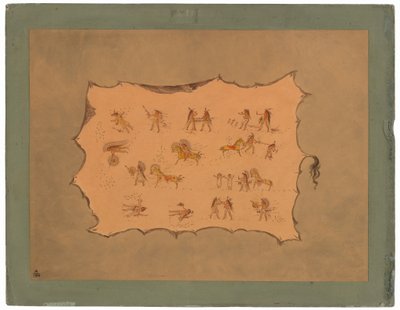 Facsímil de la túnica de Mah-to-toh-pa - Mandan de George Catlin
