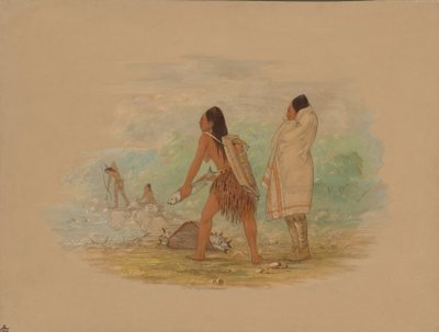 Indios Flathead, 1861 de George Catlin