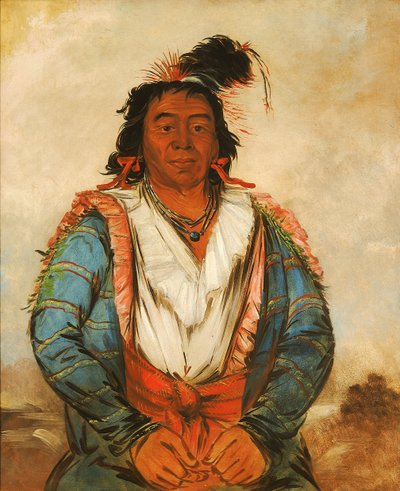 Hose-put-o-káw-gee, un valiente de George Catlin
