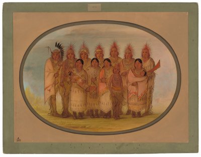 Indios Iowa que Visitaron Londres y París de George Catlin