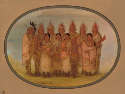 Indios Iowa que Visitaron Londres y París, 1861-1869 de George Catlin