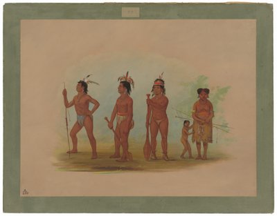 Indios Klatsop de George Catlin