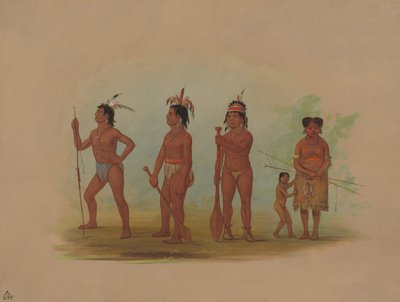 Indios Klatsop, 1855-1869 de George Catlin