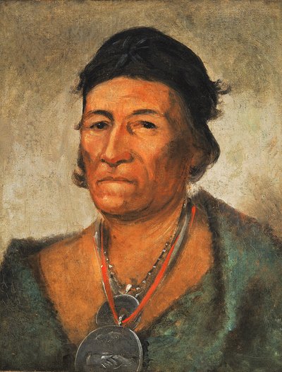 Ko-mán-i-kin, Gran Ola, un Jefe Antiguo y Distinguido de George Catlin