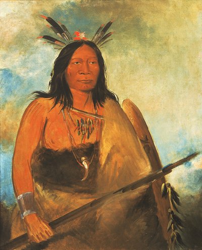 Kots-o-kó-ro-kó, Pelo de Cuello de Toro, un Jefe de George Catlin