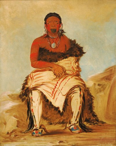Lá-shah-le-stáw-hix, Jefe Hombre, un Pawnee Republicano, 1832 de George Catlin