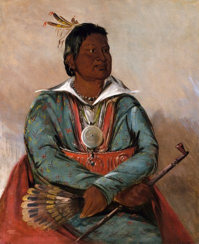 Mó-sho-la-túb-bee, El que Apaga y Mata, Jefe de la Tribu de George Catlin