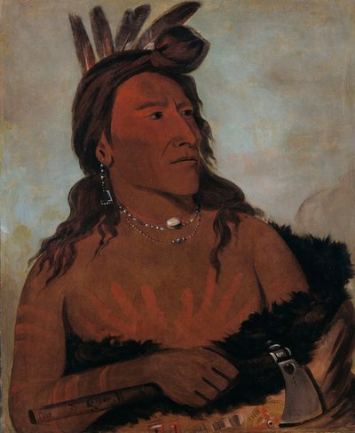 Mah-tó-che-ga, Osito, un valiente Hunkpapa de George Catlin
