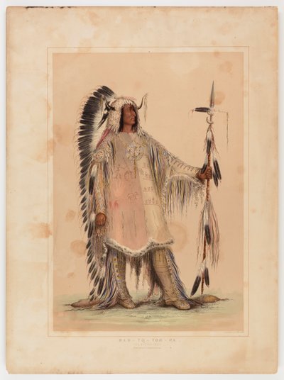 Mah-to-toh-pa, el jefe mandan de George Catlin