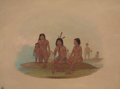 Indios Marahua, 1854-1869 de George Catlin