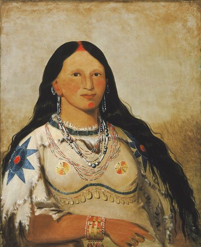 We-we-ee-sunk-te-ka, Mink, una chica guapa de George Catlin
