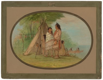 Indios Nayas de George Catlin