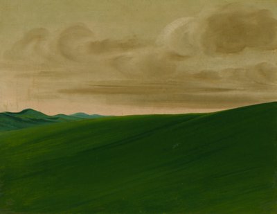 Acantilados de Nishnabottana, Alto Missouri, 1832 de George Catlin