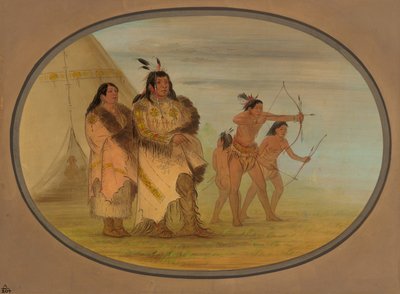 Indios Ojibbeway, 1861-1869 de George Catlin