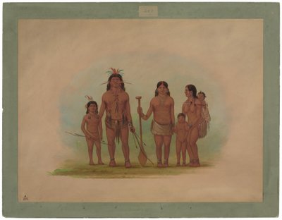 Jefe Orejona y Familia de George Catlin