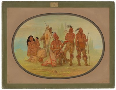 Indios osage de George Catlin