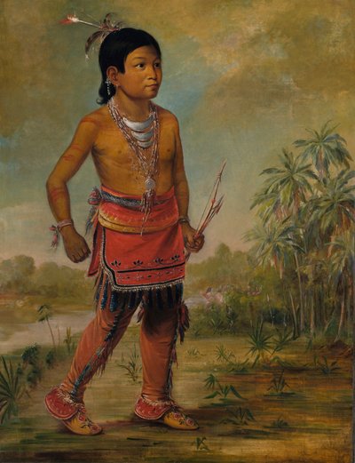 Osceola Nick-a-no-chee, un niño, 1840 de George Catlin