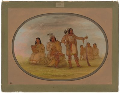 Osceola y Cuatro Indios Seminolas de George Catlin