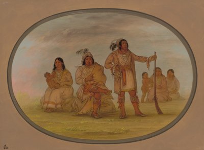 Osceola y cuatro indios seminolas de George Catlin