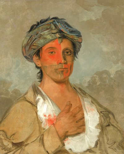 Pah-te-cóo-saw, Hombre Recto, Semicivilizado de George Catlin