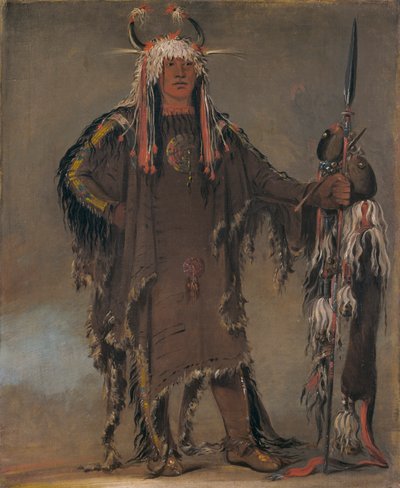 Peh-tó-pe-kiss, Costillas de Águila, un Jefe Piegan de George Catlin
