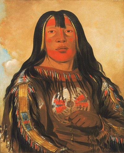 Peh-tó-pe-kiss, Costillas de Águila, un Jefe Piegan de George Catlin