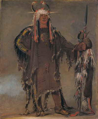 Peh-tó-pe-kiss, Costillas de Águila, un Jefe Piegan, 1832 de George Catlin