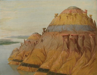 El pintoresco Clay Bluff, a 1.700 millas sobre St. de George Catlin