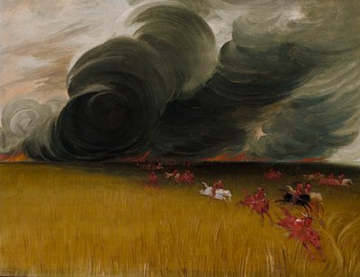 Praderas en llamas, 1832 de George Catlin