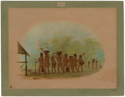 Regreso de una Caza de Tortugas - Connibo de George Catlin