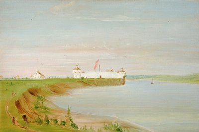 Guarnición de Rock Island, Estados Unidos de George Catlin