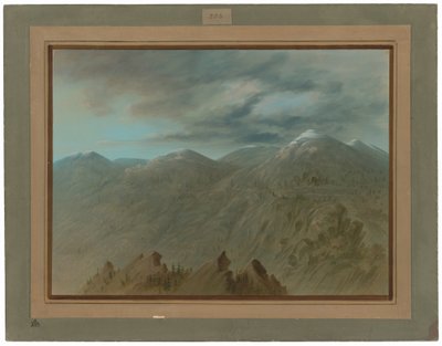 Montañas del río Salmon de George Catlin