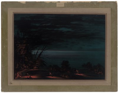 Pesca de Salmón - Ottowas de George Catlin