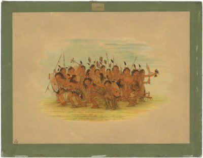Danza del cuero cabelludo - Sioux de George Catlin