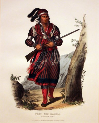 Jefe seminola Tuko-See-Mathla de George Catlin