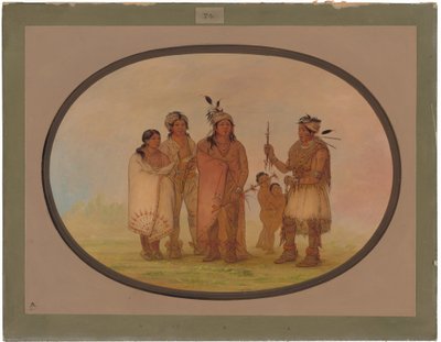 Indios Shawano de George Catlin